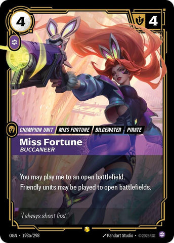 Miss Fortune - Buccaneer (Alternate Art) - [Origins]