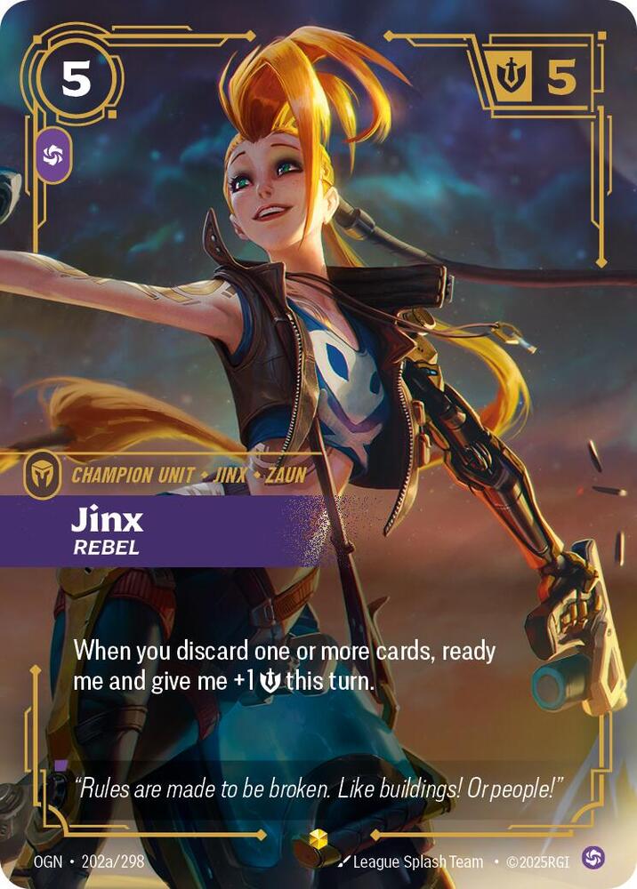 Jinx - Rebel (Alternate Art) - [Origins]
