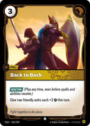 Back to Back - [Origins]