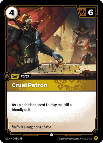 Cruel Patron - [Origins]