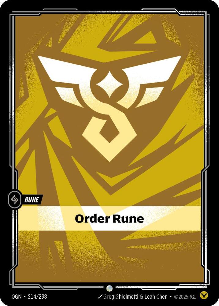 Order Rune - [Origins]