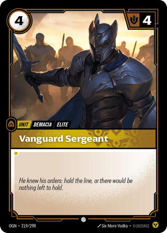 Vanguard Sergeant - [Origins]