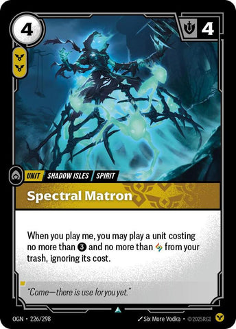 Spectral Matron - [Origins]
