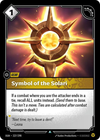 Symbol of the Solari - [Origins]