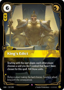 King's Edict - [Origins]