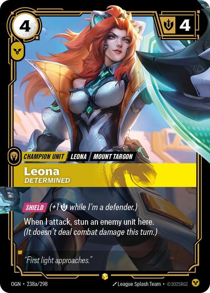Leona - Determined (Alternate Art) - [Origins]