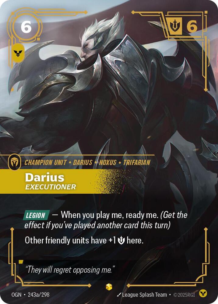 Darius - Executioner (Alternate Art) - [Origins]