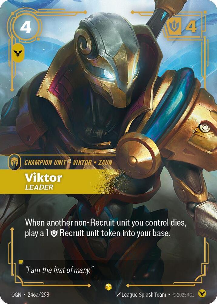 Viktor - Leader (Alternate Art) - [Origins]