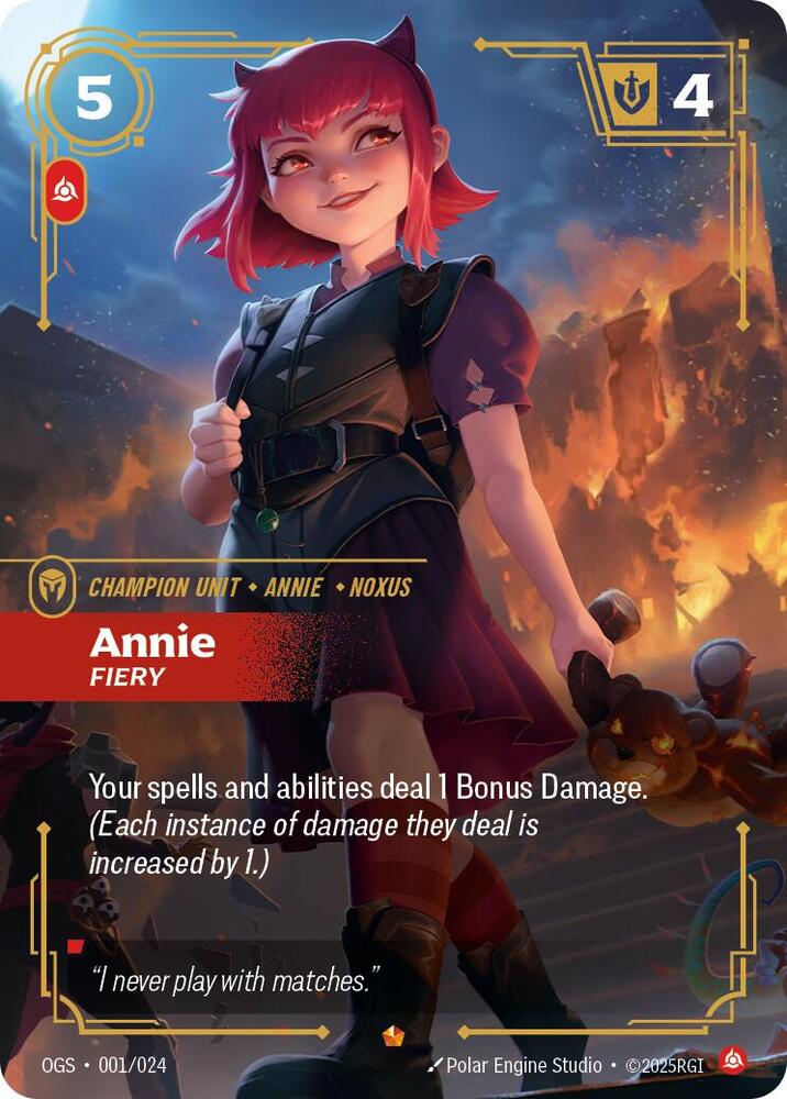 Annie - Fiery - [Origins: Proving Grounds]