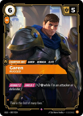 Garen - Rugged - [Origins: Proving Grounds]