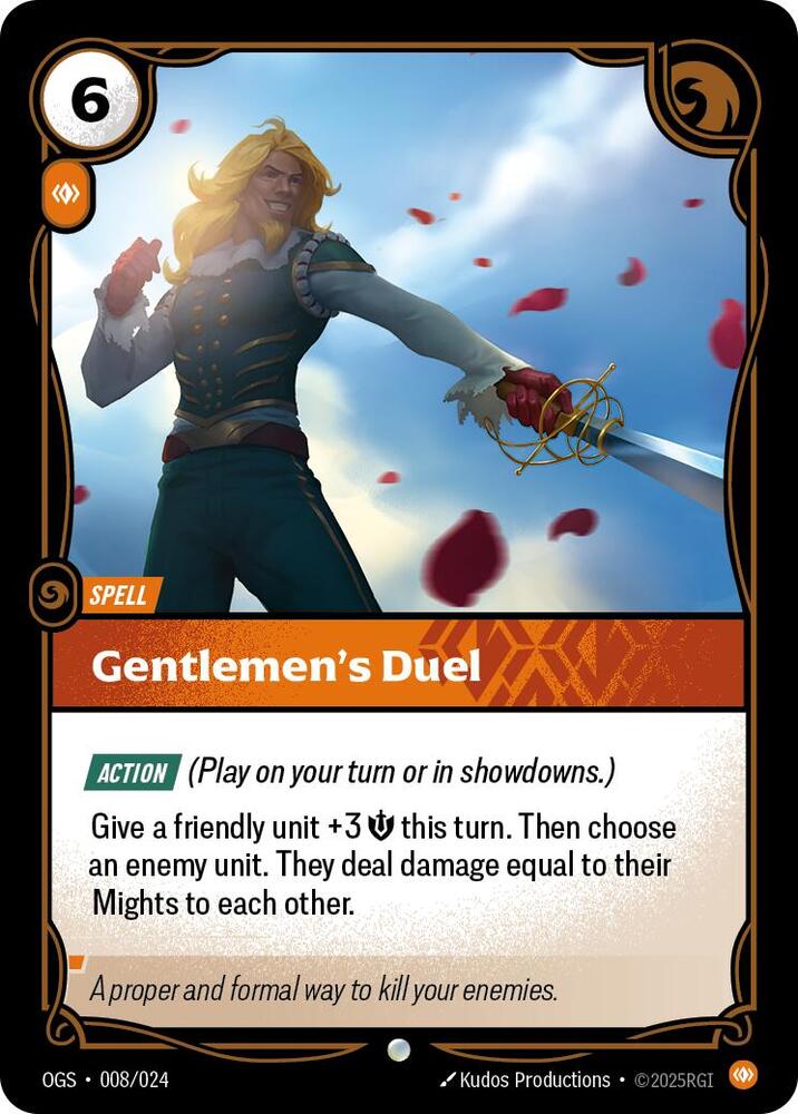 Gentlemen's Duel - [Origins: Proving Grounds]