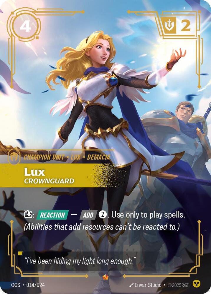 Lux - Crownguard - [Origins: Proving Grounds]