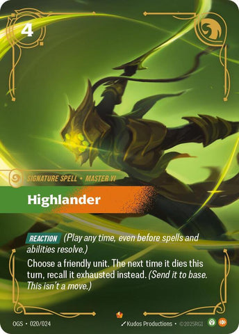Highlander - [Origins: Proving Grounds]