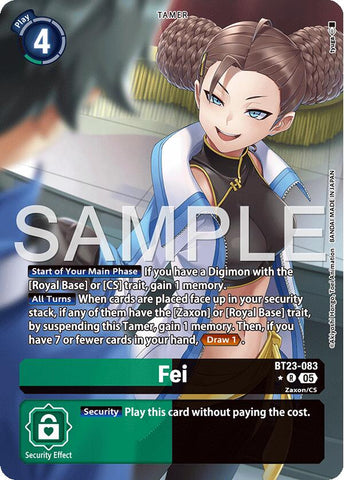 Fei [BT23-083] (Alternate Art) [Hackers' Slumber]