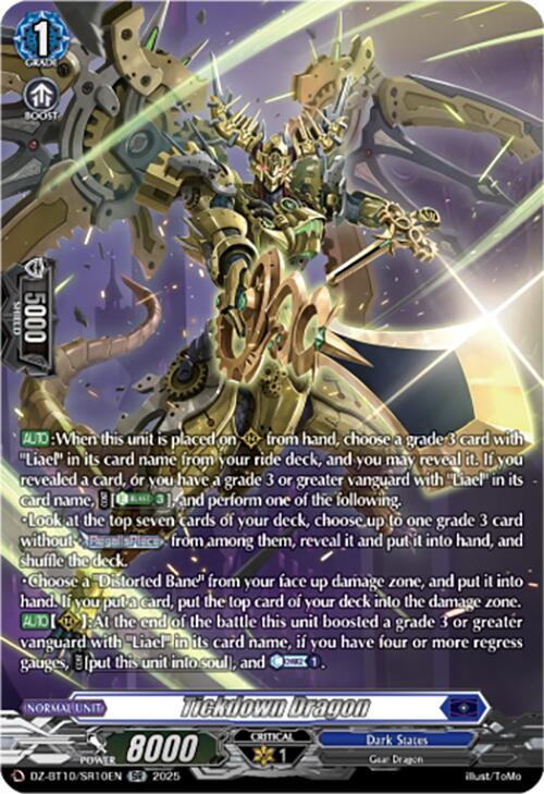 Tickdown Dragon (SR) (DZ-BT10/SR10EN) [Dragonsoul Resonance]