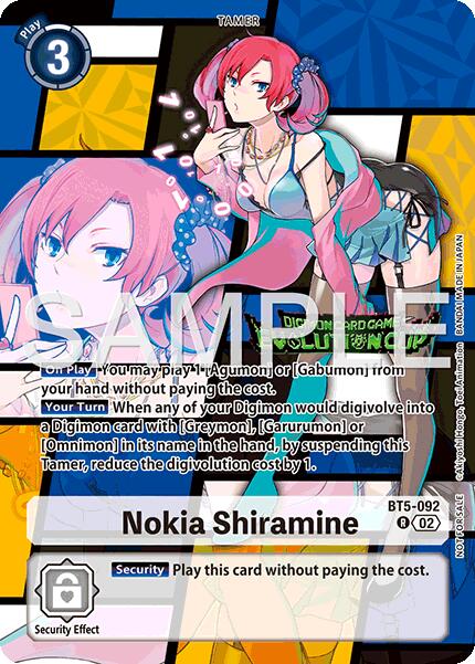 Nokia Shiramine [BT5-092] (Evolution Cup 2025 Vol. 3 Winner) [Battle of Omni]