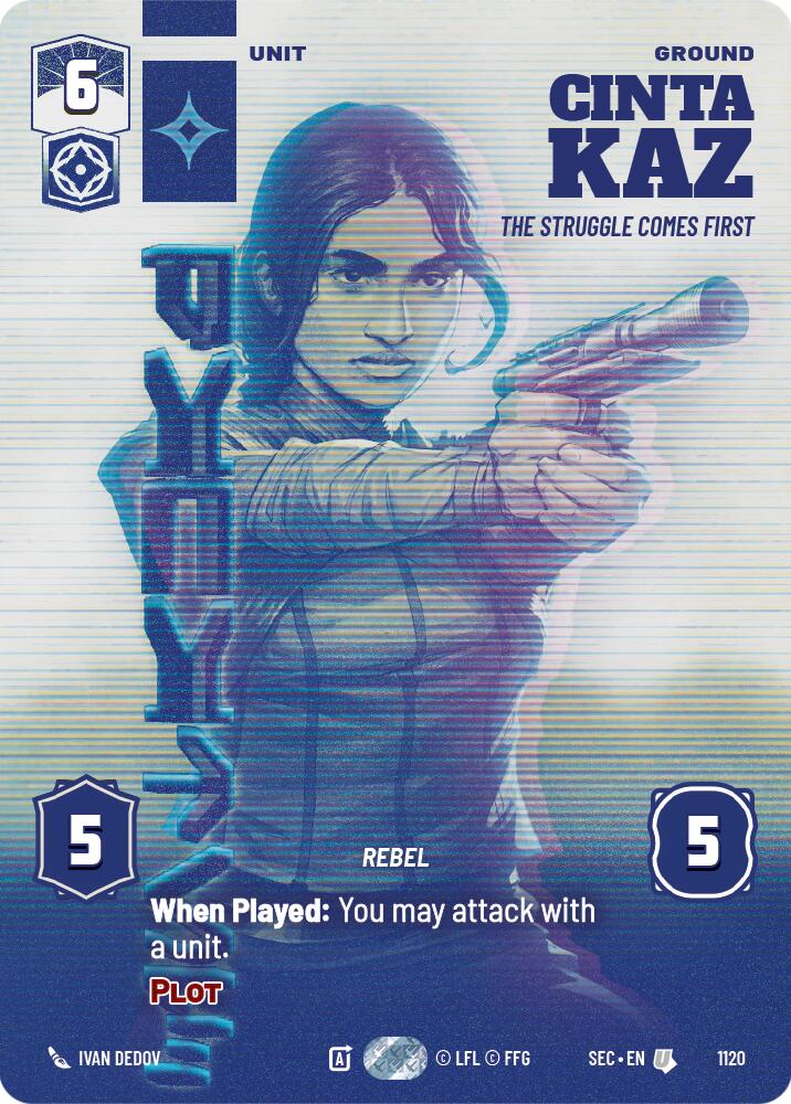 Cinta Kaz - The Struggle Comes First (Prestige Foil) (1120) (1120) [Secrets of Power]