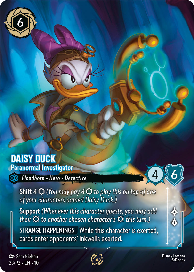 Daisy Duck - Paranormal Investigator (Store Championship Participant) (23) [Promo Cards]