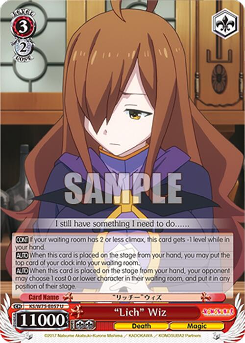"Lich" Wiz [KONOSUBA -God's blessing on this wonderful world! Re:Edit]