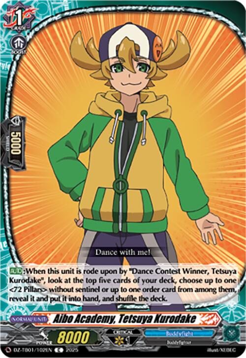 Aibo Academy, Tetsuya Kurodake (DZ-TB01/102EN) (DZ-TB01/102EN) [Future Card Buddyfight]