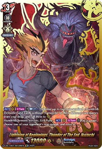 Lightning of Beginnings, Thunder of The End, Ikazuchi (DZ-TB01/SEC06EN) (DZ-TB01/SEC06EN) [Future Card Buddyfight]