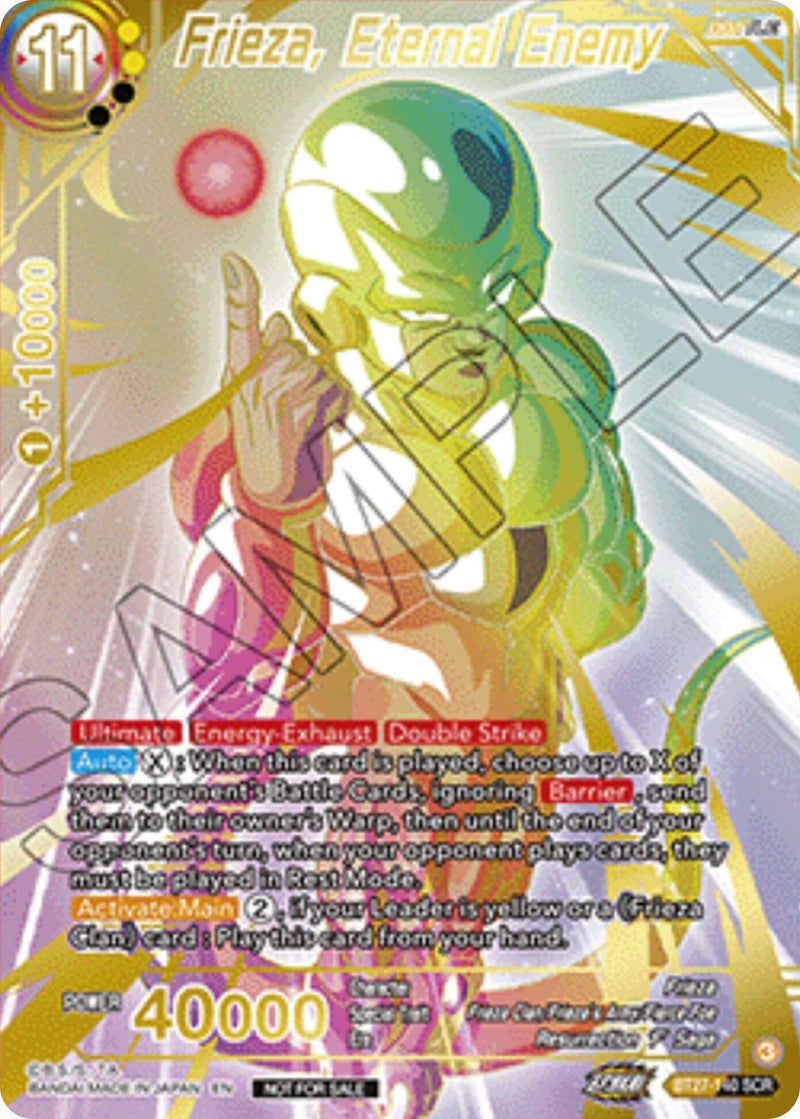 dragon ball super card game energy exhaust Frieza, Eternal Enemy (Championship 2025 Finals Alternate Art Card) (B