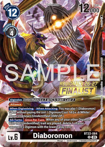 Diaboromon [BT22-064] (Regionals 26-27 Season 1 Finalist) [Cyber Eden]