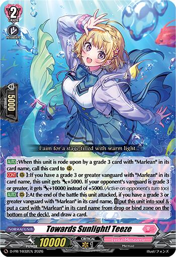 Towards Sunlight! Teeze (D-PR/1032EN) [D Promo Cards]