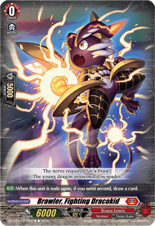 Brawler, Fighting Dracokid (DZ-BT12/074EN) [Chasm of Lost Souls]