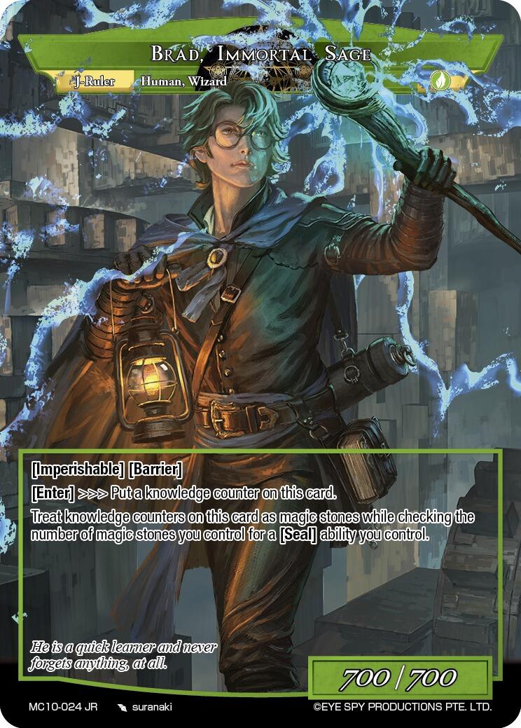 Brad, Immortal Sage (MC10-024 JR) [Memoria Collection 10]
