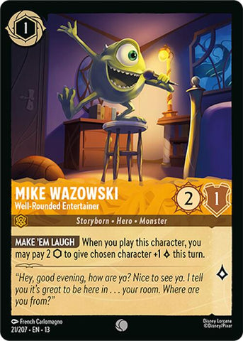 Mike Wazowski - Well-Rounded Entertainer (21/207) [Attack of the Vine!]