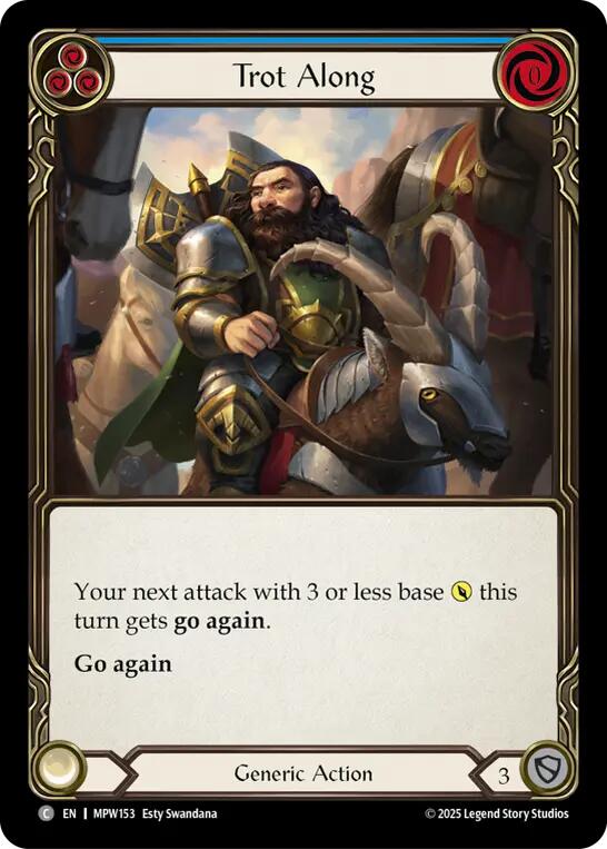 Trot Along (Blue) [MPW153] (Mastery Pack Warrior)