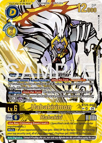 Habakirimon // Habakiri [BT25-043] (Rare Pull) [Dual Revolution]