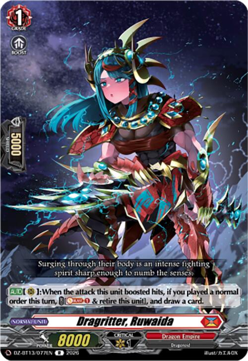 Dragritter, Ruwaida (DZ-BT13/077EN) [Parallactic Clash]