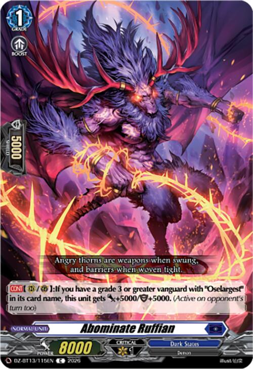 Abominate Ruffian (DZ-BT13/115EN) [Parallactic Clash]