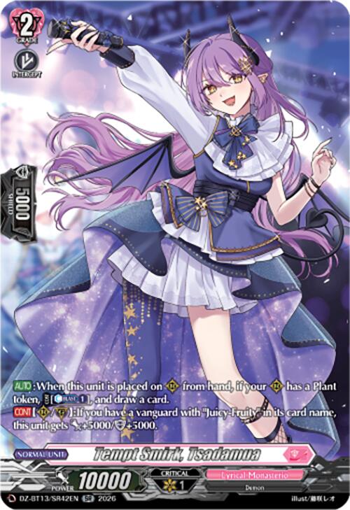 Tempt Smirk, Tsadamua (DZ-BT13/SR42EN) [Parallactic Clash]