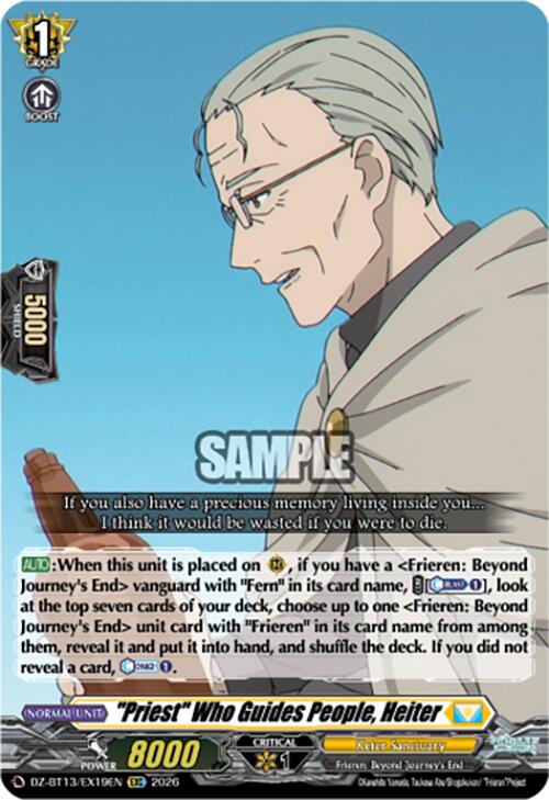 "Priest" Who Guides People, Heiter (DZ-BT13/EX19EN) [Parallactic Clash]
