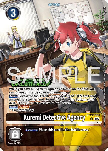 Kuremi Detective Agency [BT22-099] (Evolution Cup 2026 Vol. 2) [Cyber Eden]