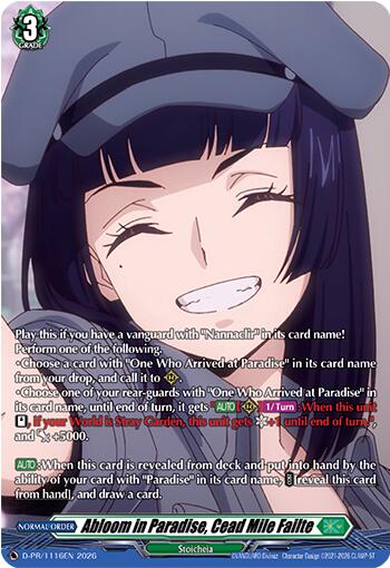 Abloom in Paradise, Cead Mile Failte (D-PR/1116EN) [D Promo Cards]