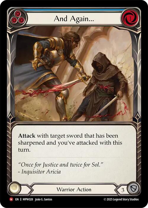 And Again... (Blue) [MPW028] (Mastery Pack Warrior)