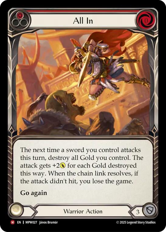 All In (Red) [MPW027] (Mastery Pack Warrior)