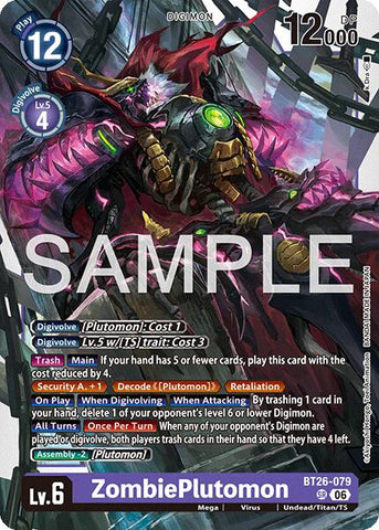 ZombiePlutomon [BT26-079] [Timeless Bonds]