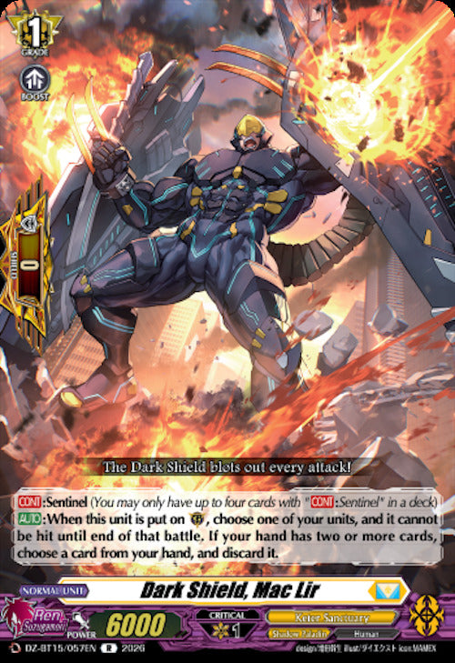 Dark Shield, Mac Lir (DZ-BT15/057EN) [Strike of Illusionary Shadows]