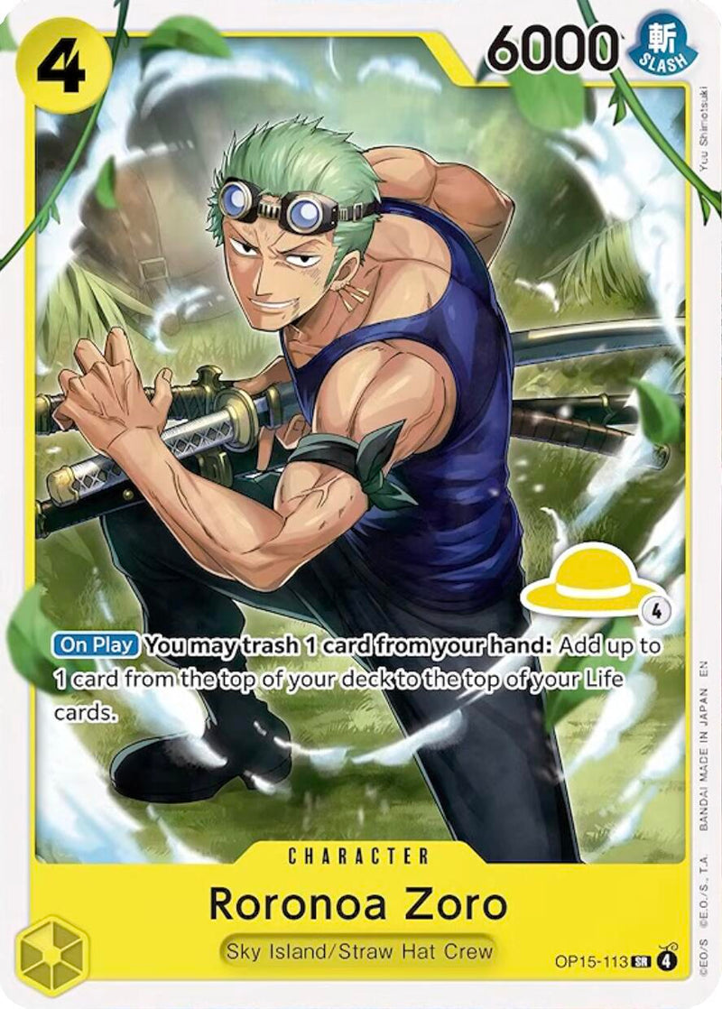 Roronoa Zoro (Luffy Deck) [Set Sail Deck Set]