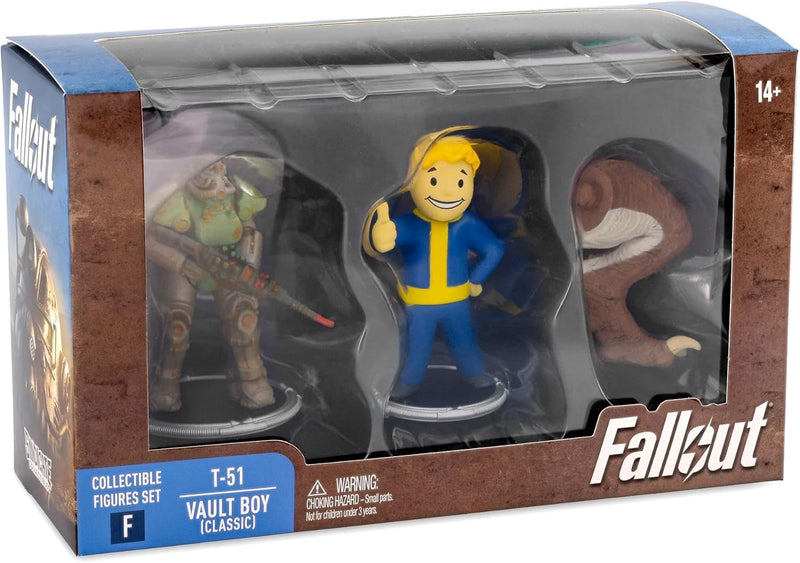 Fallout T-51 & Vault Boy (Classic) 3" Set F