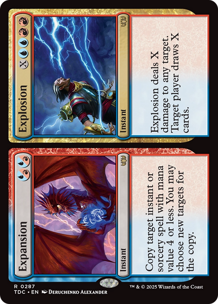 Expansion // Explosion [Tarkir: Dragonstorm Commander]