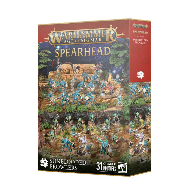 Warhammer AoS - Spearhead: Seraphon – Sunblooded Prowlers