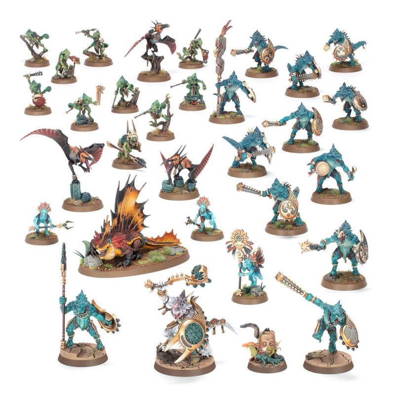 Warhammer AoS - Spearhead: Seraphon – Sunblooded Prowlers
