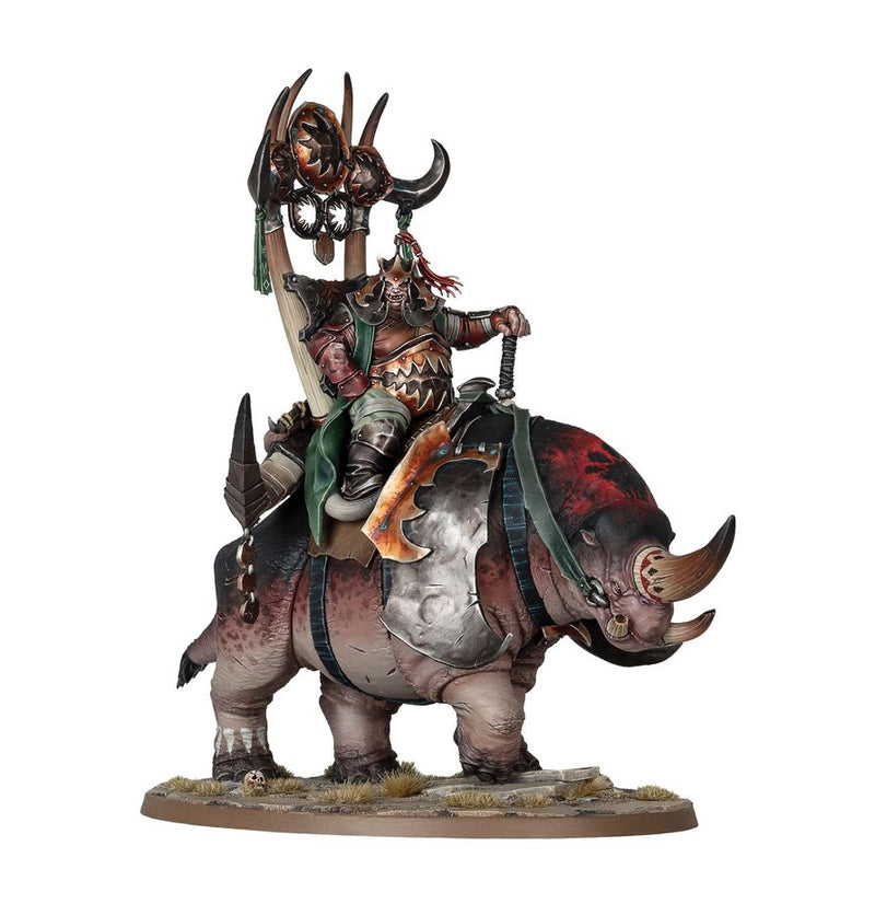 [Age of Sigmar] Ogor Mawtribes: Morga the Mighty – Overtyrant / Tyrant on Glutthorn