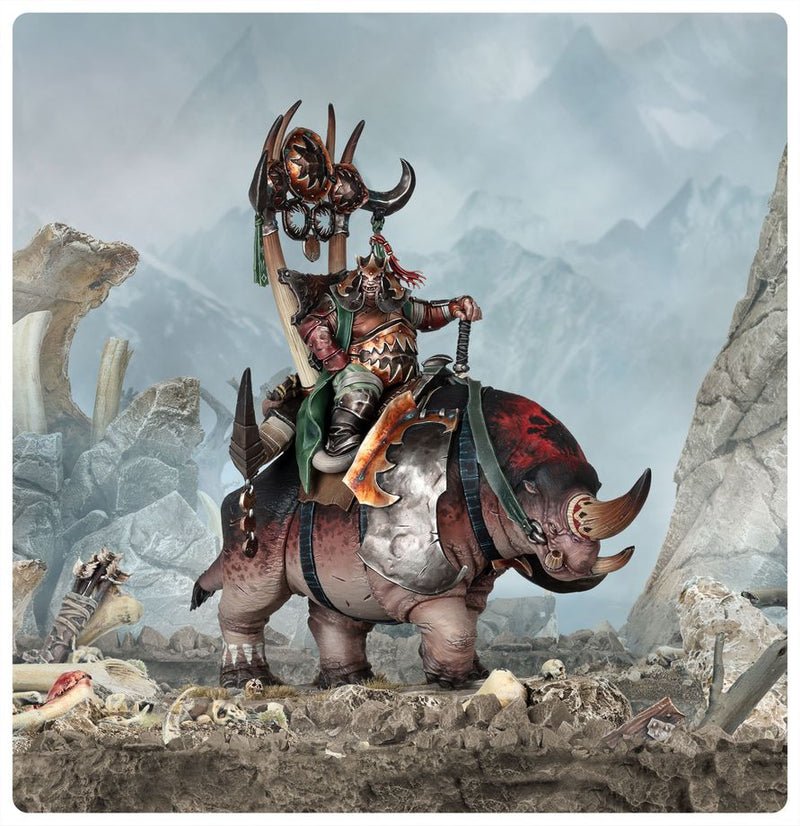 [Age of Sigmar] Ogor Mawtribes: Morga the Mighty – Overtyrant / Tyrant on Glutthorn